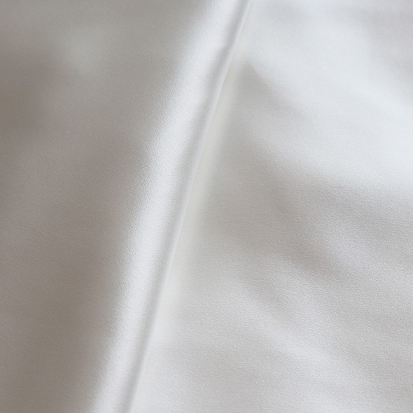 1 Meter DIY Sewing Supplies 100% Pure Silk Nature White Satin Shinny White Scarf Fabric Garment Accessories Soft Silk Charmeus