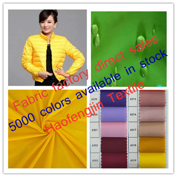 20D 380T nylon taffeta fabric ,High quality super thin down jacket fabric,cotton-padded jacket fabric,feather vest fabric