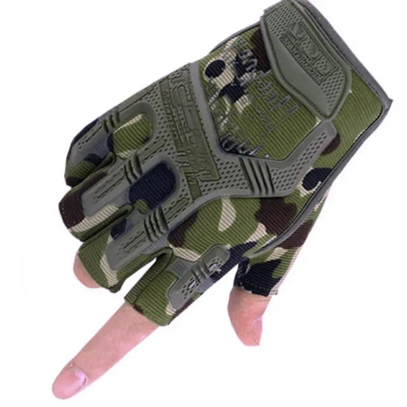 Outdoor Tactical Gloves Tactical Training Army Sports Climbing Shooting Hunting Camping Cycling Full Finger Anti-Skid Mittens