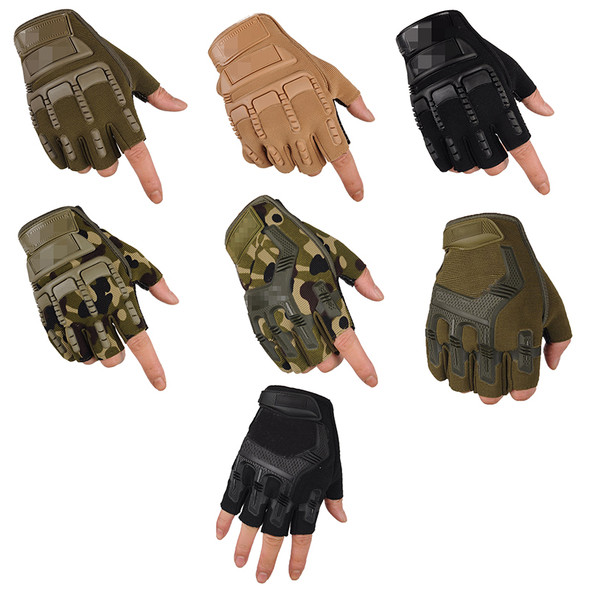 Half-finger Military Training Tactical Gloves Breathable Sports Cycling Climbing Outdoor Hunting