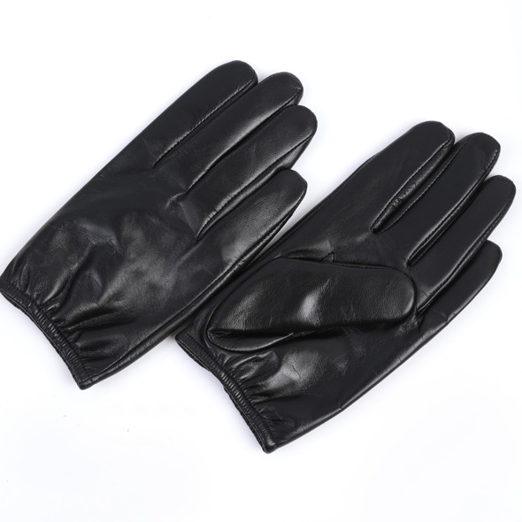 Spring Autumn Winter Goat Leather All Fingers Touch Screen Customized High-End Black Long Glove Shand Warmer Men Tactical Army