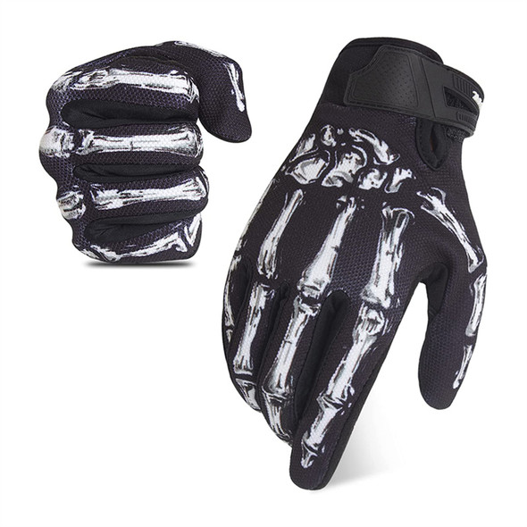 Touchscreen Non-Slip Skeleton Motorcycle Gloves for Men and Women Joker Gloves for Cycling Dirt Bike Mountain Bike and Riding