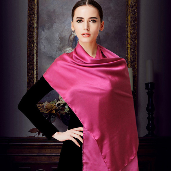 [DANKEYISI] Women Genuine Silk Scarves 100% Natural Silk Scarf Shawls Fashion Pure Color Long Scarf Luxury Brand Neckerchief