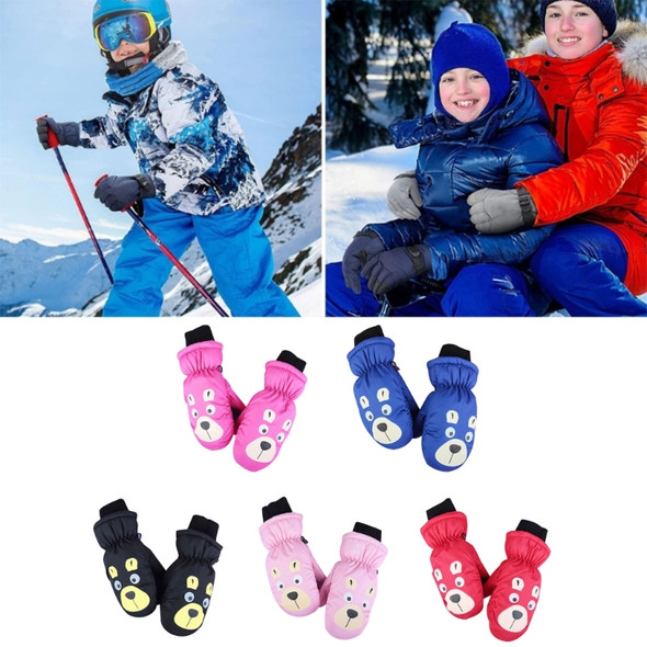 Kids Ski Gloves Waterproof & Comfortable Kids Snow Gloves Children Mittens Winter Warm Gloves for Climbing and Riding