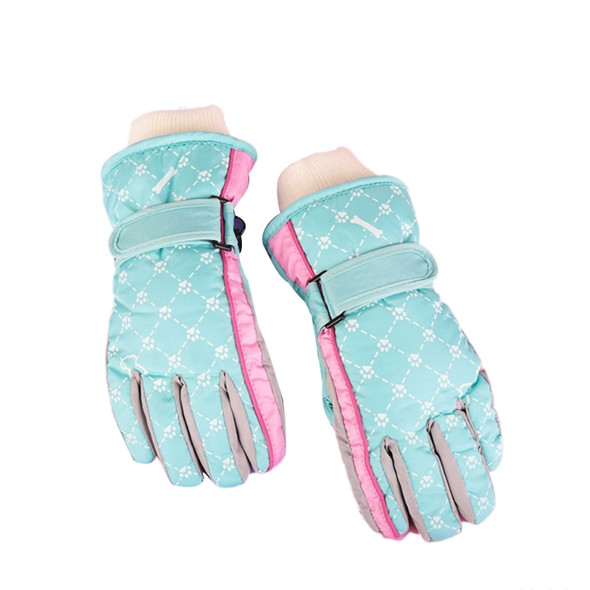 Winter Snow Gloves Waterproof Kids Ski Gloves Outdoor Children Mittens Boy Girl Thermal Gloves for Cycling Skiing Riding