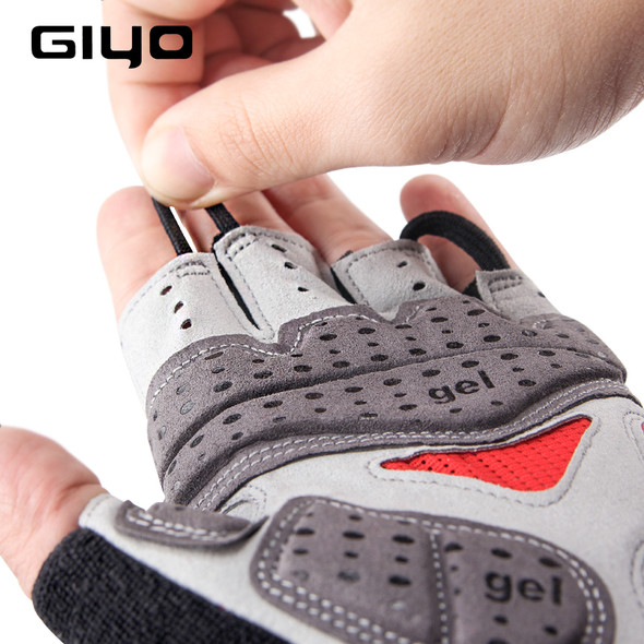 GIYO Bicycle Gloves Half Finger Outdoor Gloves For Men Women Extra Gel Pad Breathable MTB Road Racing Riding Cycling Gloves DH