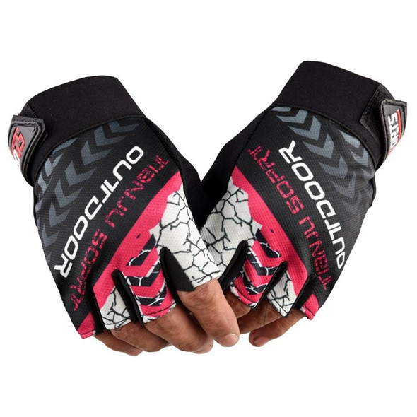 1 Pair Nylon Half Finger Gloves For Men Women Mountain Bike Fishing Fitness Yoga Non-slip Gloves