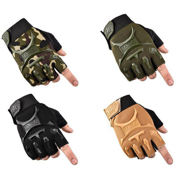 Children Cycling Gloves Kids Half Finger Gloves Bicycle gloves Elastic Non-slip Child Kid Bike Gloves Outdoor Riding Equipment