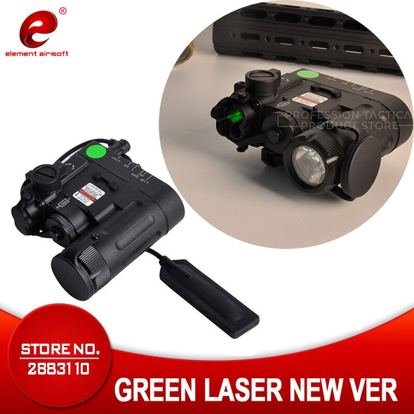 Element Airsoft Tactical Flashlight Dbal-d2 Green Ir Gun Laser Light Element Airsoft Tactical Flashlight Dbal-d2 Green Ir Gun Laser Light