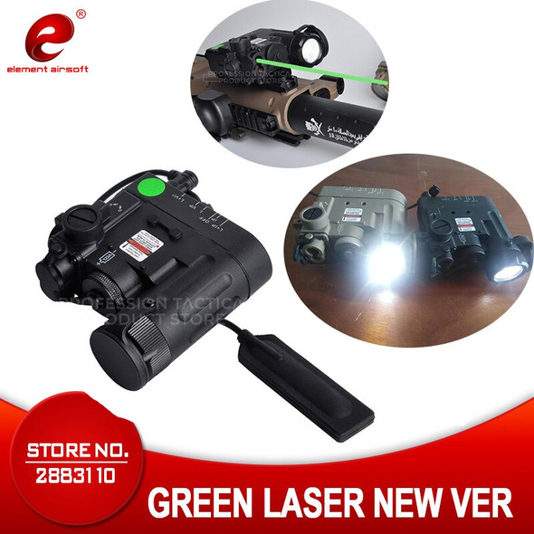 Element Airsoft Tactical Flashlight Dbal-d2 Green Ir Gun Laser Light