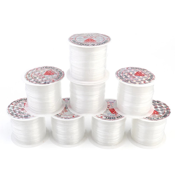 1PC 0.2-1mm Fishing Line For Wire Clear Non-Stretch Nylon String Beading Cord Thread For Jewelry Making