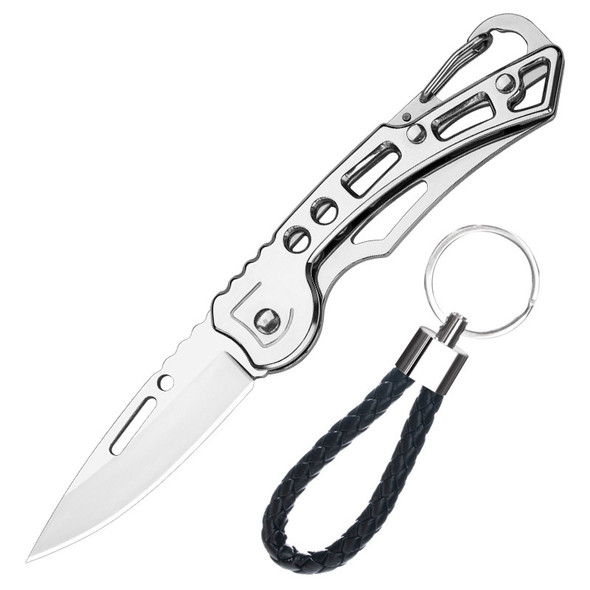 1PC Creative Tactical Folding Blade Stainless Steel Hand Tool Pocketknives Knife Multitool Keychain Creative Key Chains