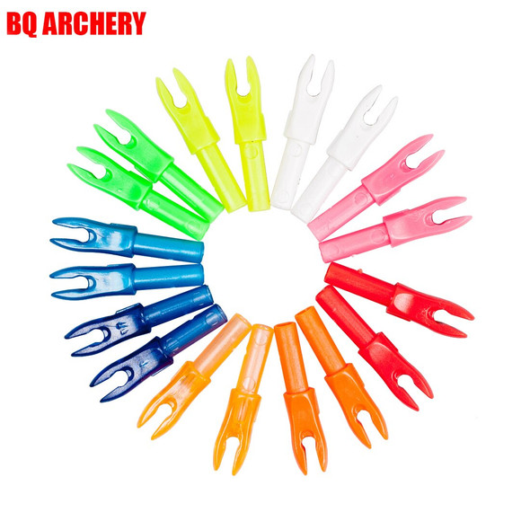 50Pcs Arrow Nocks ID4.2mm Carbon Arrow Shaft Bow Hunting Arrow DIY 50Pcs Arrow Nocks ID4.2mm Carbon Arrow Shaft Bow Hunting Arrow DIY