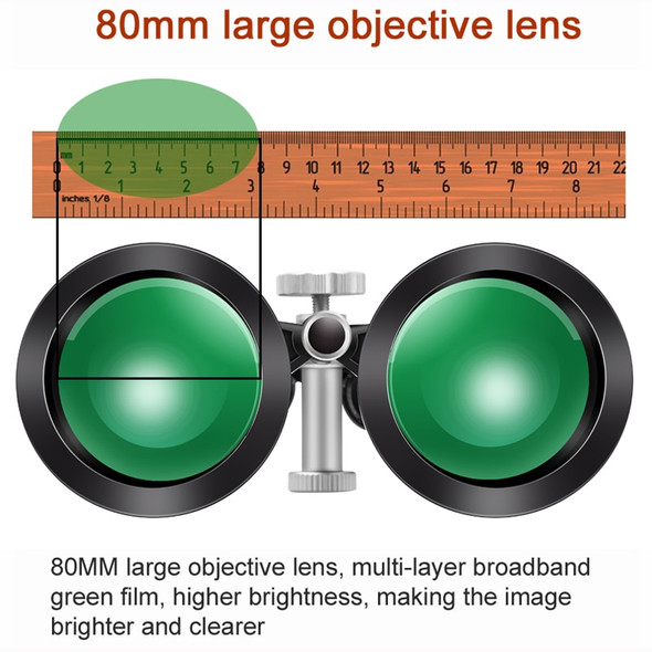 Borwolf 10-30x42 Monocular Hd Light Night Vision Bak4 Prismtelescope