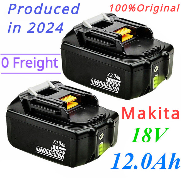 Original Makita 18V 12000mAh 12.0Ah Makita tool rechargeable battery with LED lithium-ion replacement LXT BL1860B BL1860 BL1850