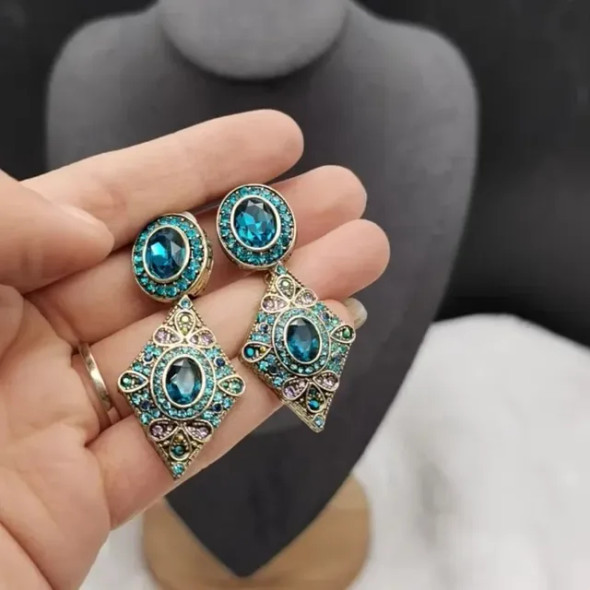 Timeless Wonder Retro Zircon Geo Beaded Long Necklace for Women Designer Jewelry Goth Runway Rare Top Luxury Medieval Set 2611