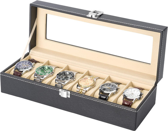 Slot Men Is Watch Box Box Black Watch Bracket Display Box Holiday Gifts