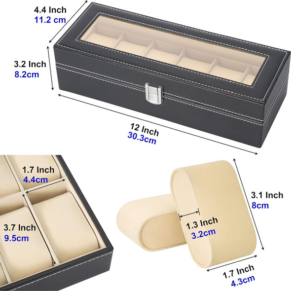 Slot Men Is Watch Box Box Black Watch Bracket Display Box Holiday Gifts