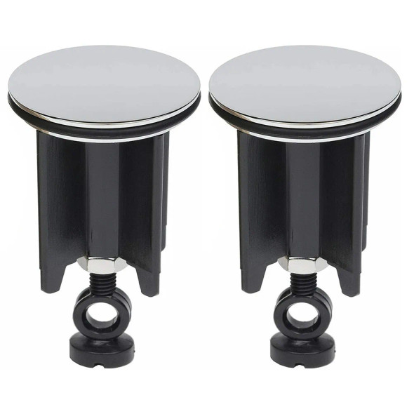 Universal Sink Plug Bathroom 40mm Pop-Up Plug Replacement Drain Plug Detachable Adjustable Manual Lift Drain Plug Kitchen Access