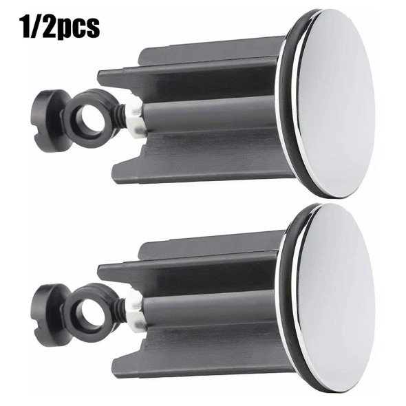 Universal Sink Plug Bathroom 40mm Pop-Up Plug Replacement Drain Plug Detachable Adjustable Manual Lift Drain Plug Kitchen Access