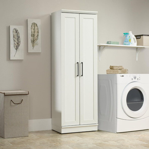 Soft White Finish Dresser HomePlus Storage Pantry Cabinets Vanity Bathroom Wall Cabinet L: 23.31“ X W: 17.01” X H: 70.91“ Pia