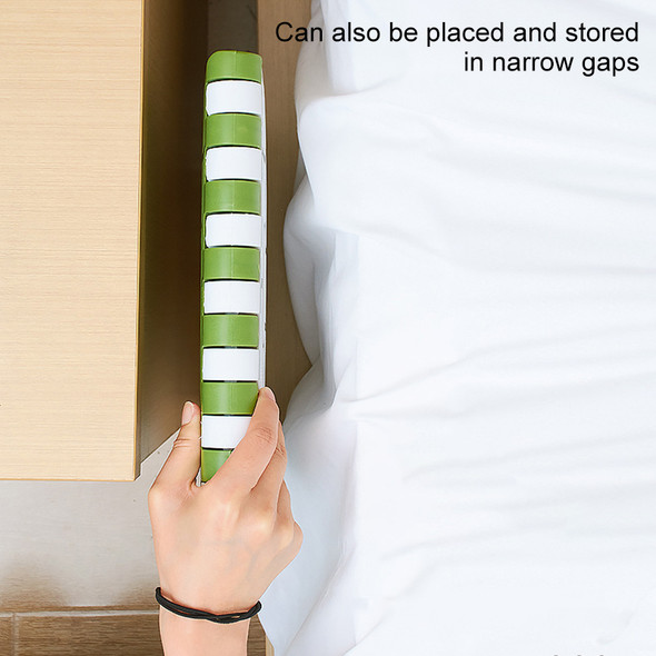 Green Household Plastic Folding Portable Thickened Small Stool Bathroom Anti Slip -1 PCS