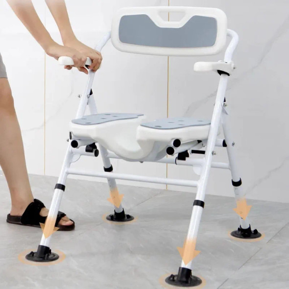 Toilet Folding Bathroom Chair Squatty Potty Minder Elderly Stool Nordic Disabled Designer Foot Taburete Plegable Home Furniture