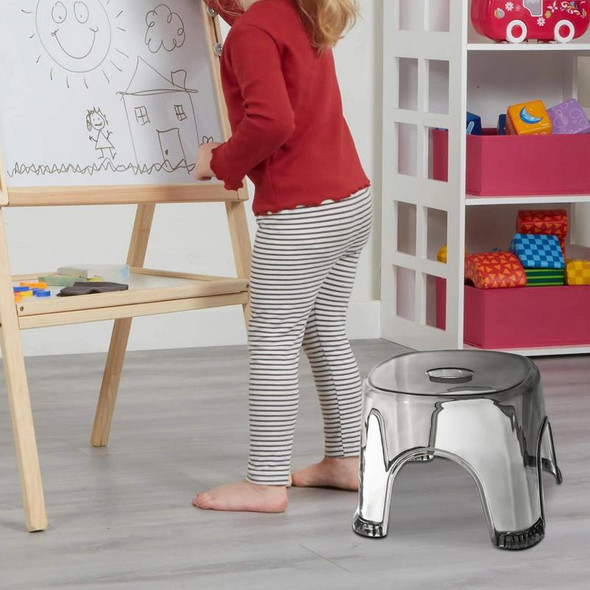 Bathroom Bath Stool Non-Slip Transparent Shoe Change Stool Toilet Thickened Plastic Low Stool for Bathroom Bedside
