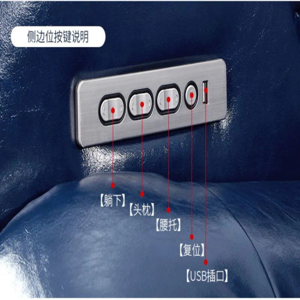 Linlamlim Electric Recliner Relax Massage Chair Theater Living Room Sofa Functional Genuine Leather Couch Power Reclining Seats