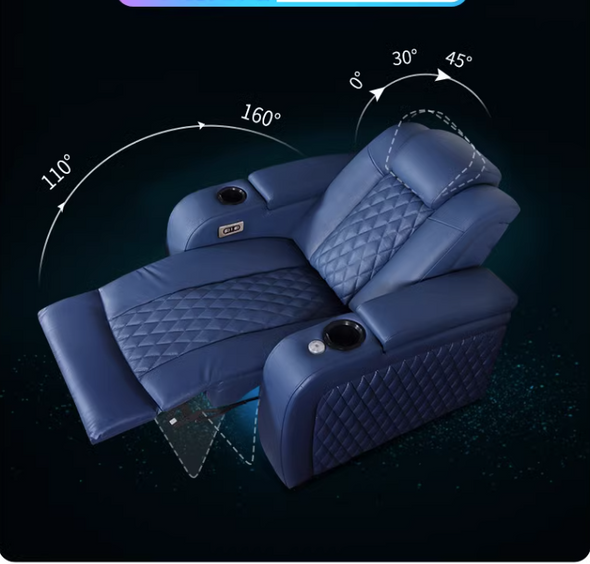 Villa home cinema sofa features a combination of space electric cabin private video room video room massage viewing chair