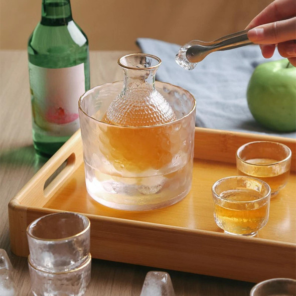 Japanese Hammered Wine Glass Shot Glass Beer Cup Set Bar Accessories Sake Pot Drinkware Shot Glasses for Vodka Gift Bartender