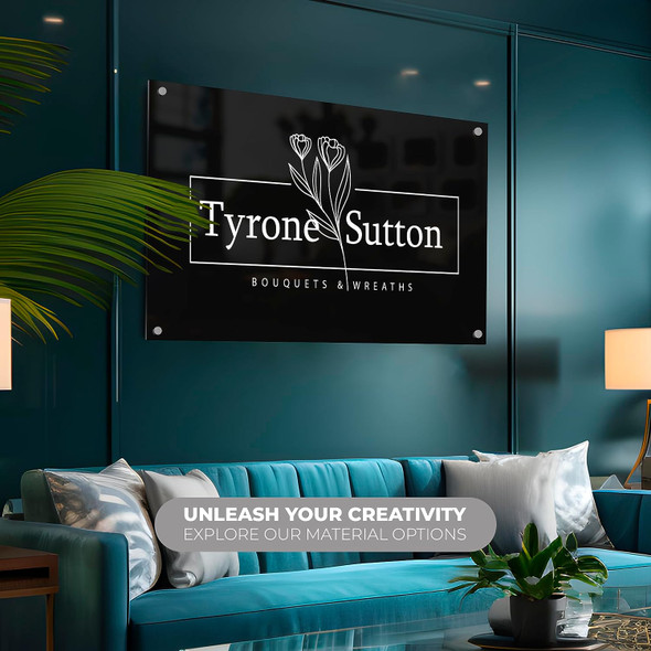 Modern Acrylic Sign board Door Plate For Company Shop Store Hotel Salon Customize Business Logo Icon Name Slogan Address Letter Modern Acrylic Sign board Door Plate For Company Shop Store Hotel Salon Customize Business Logo Icon Name Slogan Address Letter