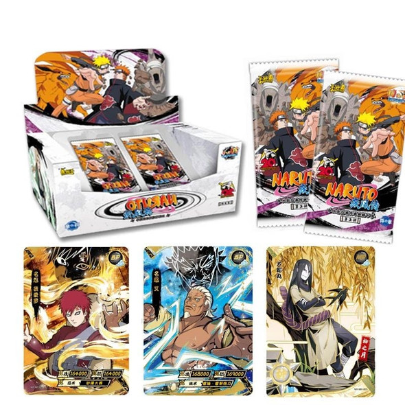 KAYOU Genuine Naruto Card Tier 4 Wave 5 Collection Card Deluxe Edition Anime Peripheral Card