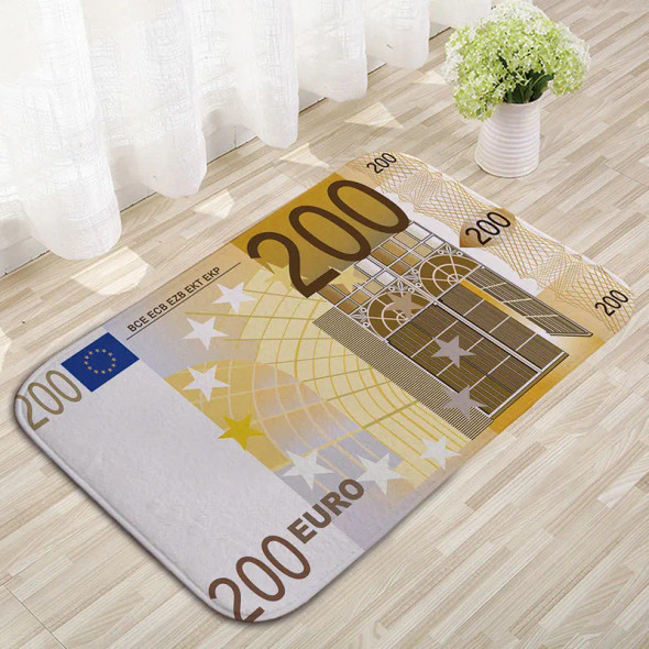 Euro Printed Entrance Door Mat Bedroom Balcony Kitchen Floor Mats Area Rug Soft Anti-slip Carpet for Living Room Home Decor