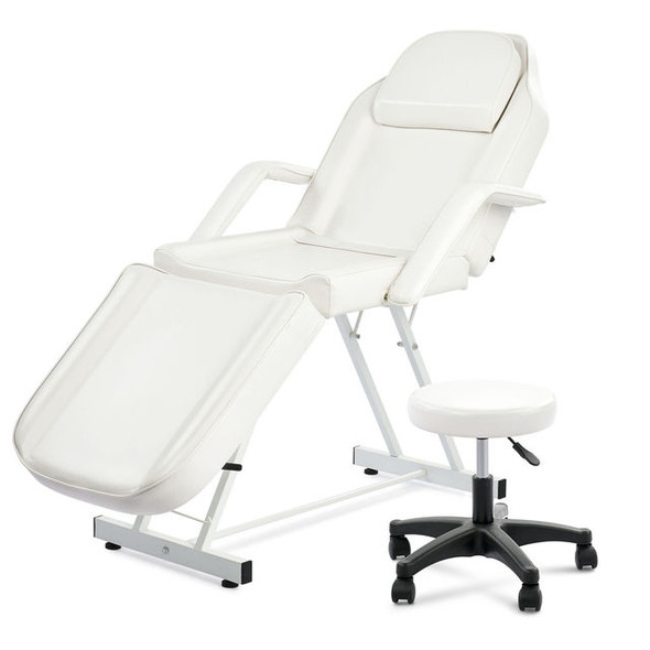 83''/84'' 2 Section Portable Massage Table Professional Facial Bed Esthetician Lash Beds Ergonomic Folding - Adjustable Height