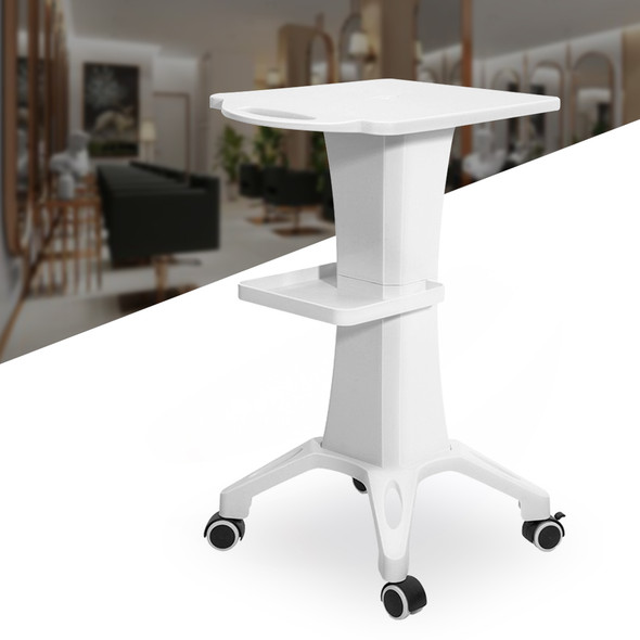 2 Tiers Salon Stand Rolling Cart SPA Beauty Wheel Holder Trolley DE 2 Tiers Salon Stand Rolling Cart SPA Beauty Wheel Holder Trolley DE