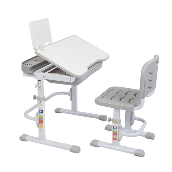 Two Colors 70CM Lifting Table Can Tilt Children Learning Table And Chair Study Table Set (With Reading Stand Without Table Lamp)