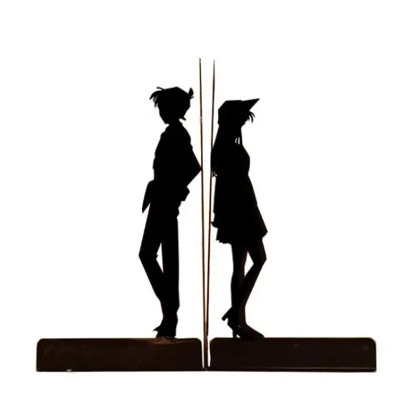 2pcs Organizer Anime Stationery Bookends Stopper Accessoires Kawaii Bureau Student Decorative Book Holder Accessories Book Ends