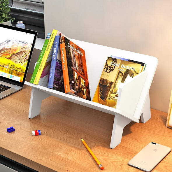 Desktop White Bookshelf, desk arrangement shelf put book shelving, small bookshelf