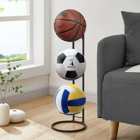 Indoor Children Basketball Storage Rack Home Organizer for Balls Football Storage Basket Kindergarten Volleyball Stand Holder