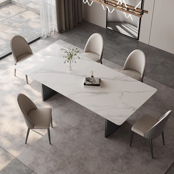 Design Unfolding Dining Table Luxury Chairs Italy Living Dining Table 8 People Rectangle Mesa De Jantar Decoration Accessories