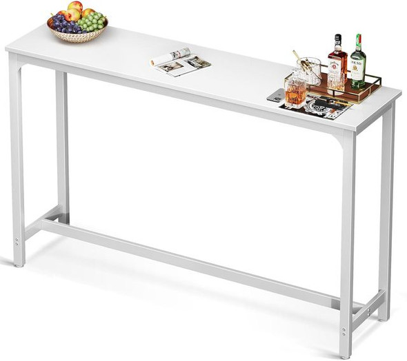 71 Inch Bar Table, Bar Height Pub Table, Counter Height Bar Table, Rectangular High Top Kitchen & Dining Counter Tables