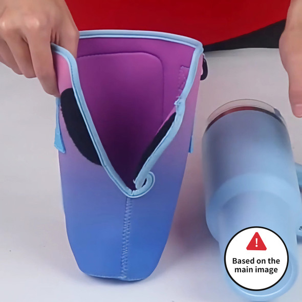 Water Bottle Carrier Bag wi Phone Pocket for Stanley 40oz Tumbler Water Bottle Holder wi Strap Adjustable Water Bottle Sling Bag