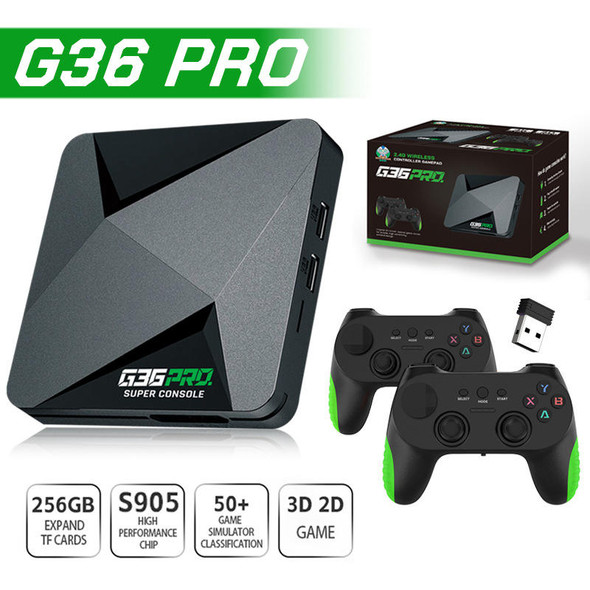 ZongX G36 PRO Retro Game Console 256GB Built in 120000+ Retro Game 50+ Emulator