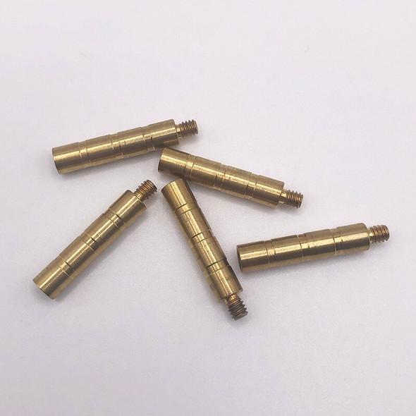 24pcs Archery Brass Arrow Weight Combo Screw Arrow Points Copper