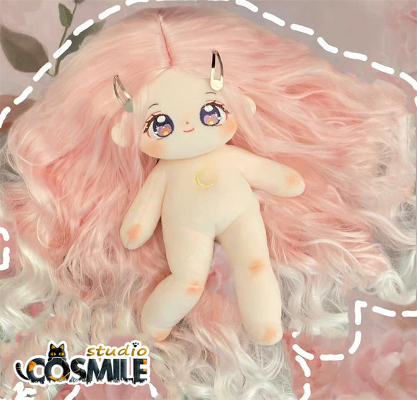 No Attributes Mermaid Princess Hime Fairy Pink Gradient Long Hair Wig Wan Stuffed Plushie 20cm 25cm Soft Plush Toy Body Toy XY