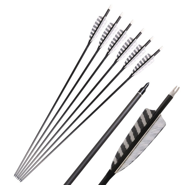 Carbon Arrow Feather Turkey | Carbon Arrow 400 Spine Turkey | Carbone