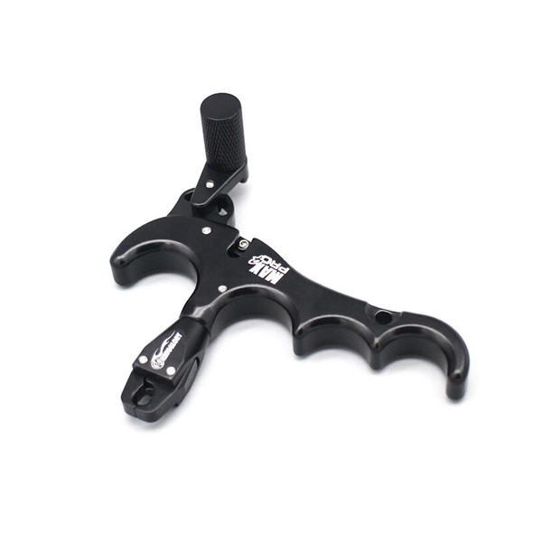 4 Finger Compound Bow Release Aids Aluminum Alloy Thumb Trigger Grip
