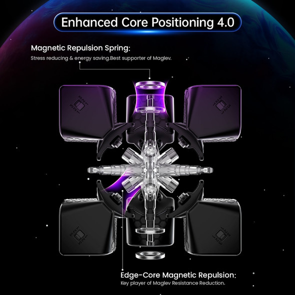 Gan 14 Maglev UV Magnetic Magic Speed Cube GAN14 M Stickerless Professional Fidget Toys GAN 14M Cubo Magico Puzzle