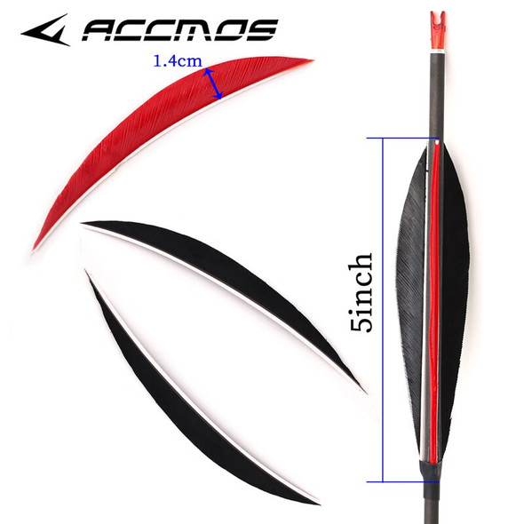 Turkey Feather Arrow Fletching | Arrow Feather Fletching 4 Inch - Turkey Feather Arrow Fletching | Arrow Feather Fletching 4 Inch -